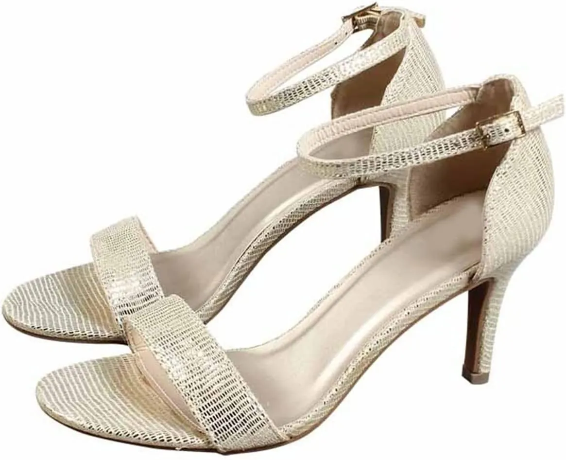 heels for women shoes open toe party sandals woman high heels suit female beige comfort peep high-heeled girls(7.5)