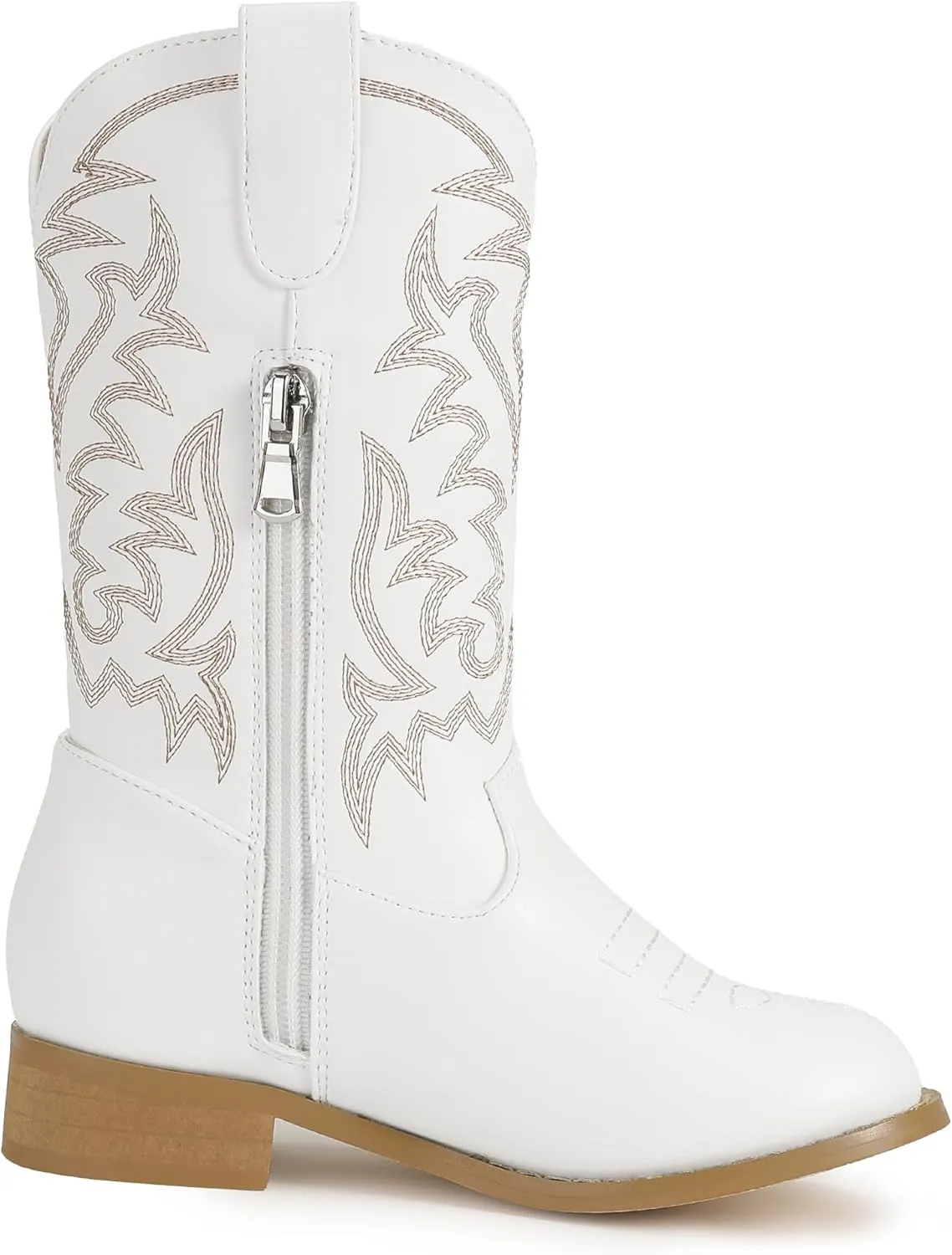 Hehainom Girls Cowgirl Boots for Little Big Kids Cowgirl Booties Toddler Western Riding Shoes Cowboy Boots for Kids