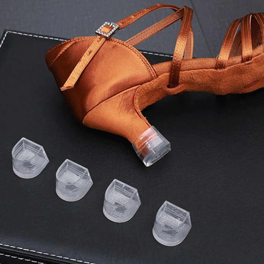 High Heel Covers Anti Slip Latin Stiletto Dancing Covers High Heel Silicone Protectors Shoe Care Kit