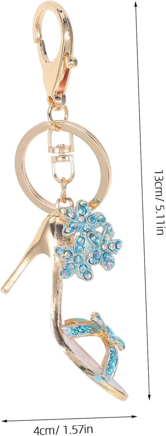 High Heels Keychain Rhinestone Heel Keychain High Heel Shoe Keychain Backpack Keychain Trendy Women
