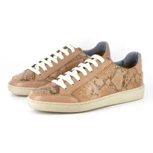 Isahluko : Ladies Leather Sneaker in Noisette Rockafella & Timber Cayak