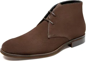 Journey West Mens LightWeight Suede Desert chelsea chukka Boots