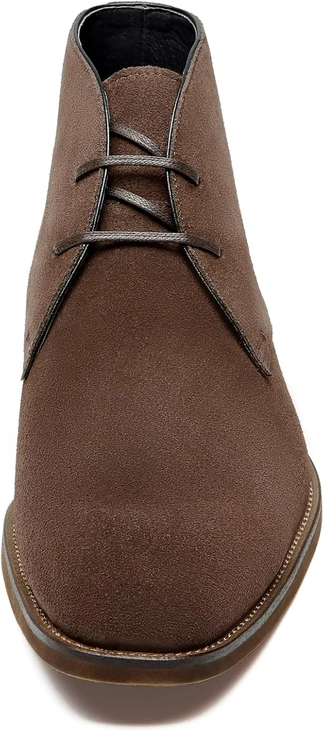 Journey West Mens LightWeight Suede Desert chelsea chukka Boots