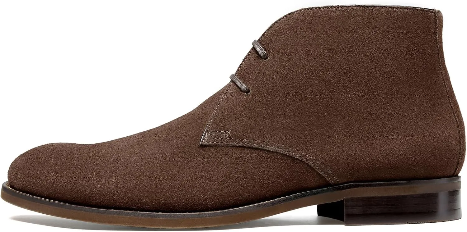 Journey West Mens LightWeight Suede Desert chelsea chukka Boots