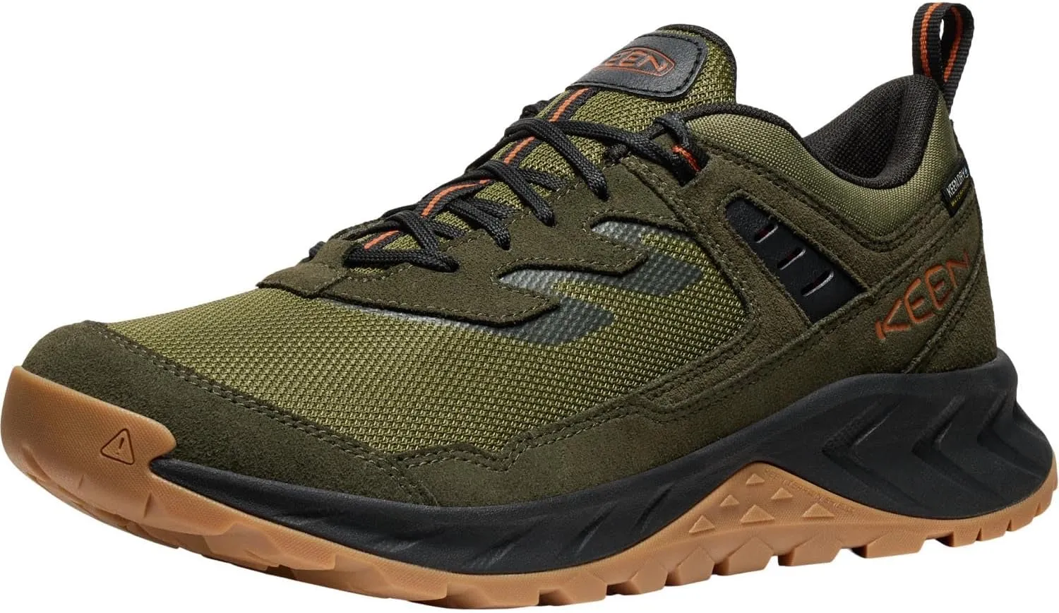 KEEN Men's Hightrail Low Height Durable Lightweight Breathable Leather Waterproof Hiking Shoes