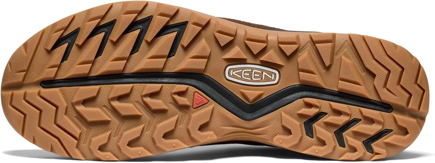 KEEN Men's Hightrail Vent Low Height Durable Lightweight Breathable Leather Hiking Shoes