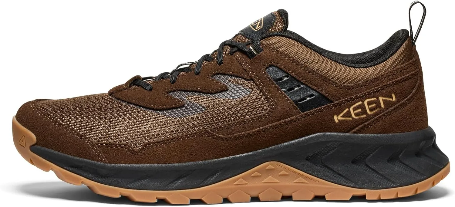 KEEN Men's Hightrail Vent Low Height Durable Lightweight Breathable Leather Hiking Shoes