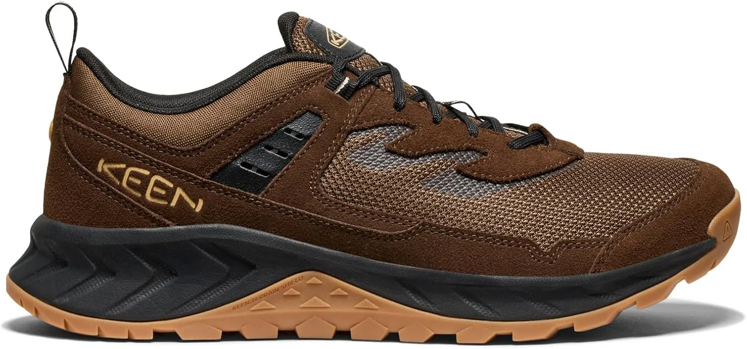 KEEN Men's Hightrail Vent Low Height Durable Lightweight Breathable Leather Hiking Shoes
