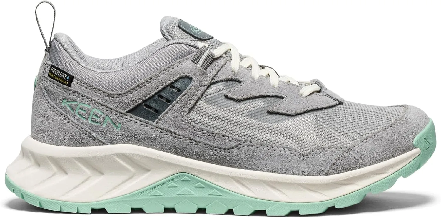 KEEN Women's Hightrail Low Height Durable Lightweight Breathable Leather Waterproof Hiking Shoes