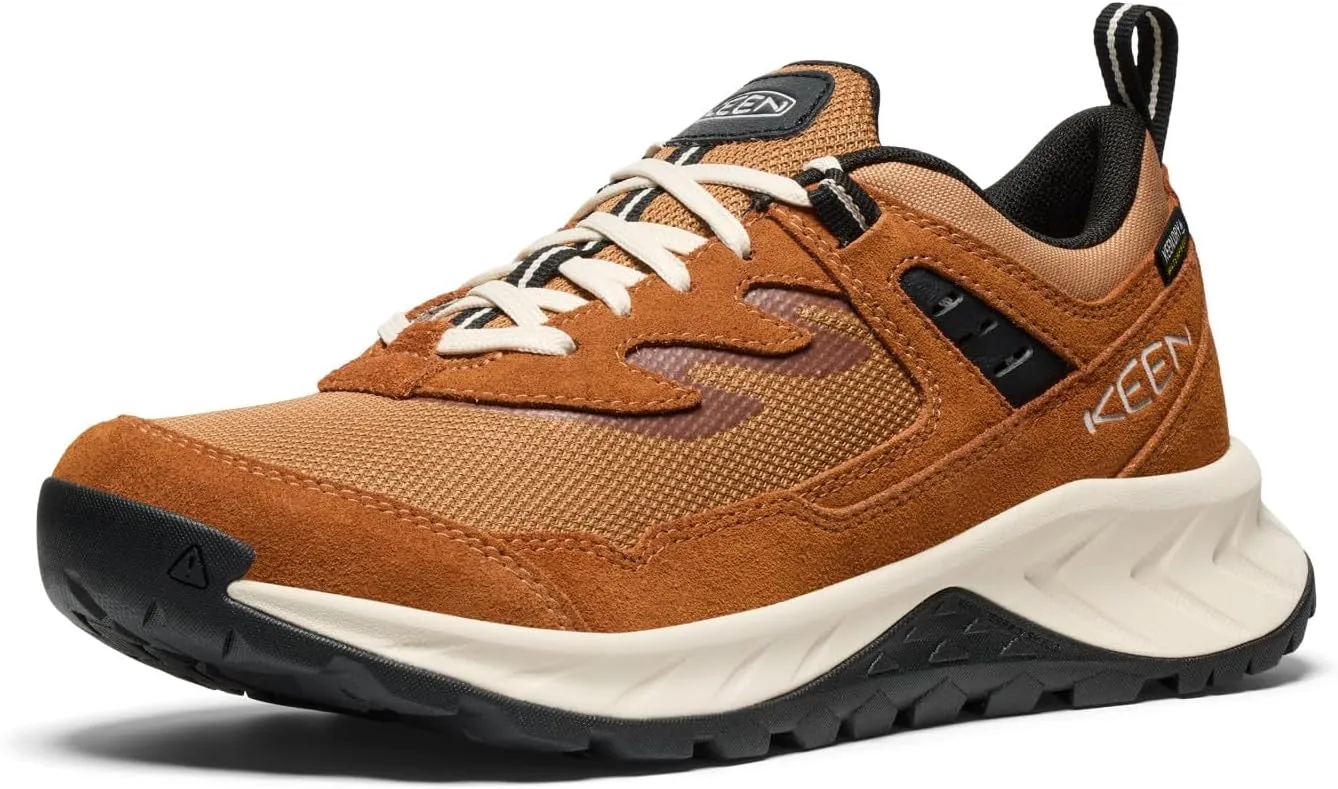 KEEN Women's Hightrail Low Height Durable Lightweight Breathable Leather Waterproof Hiking Shoes