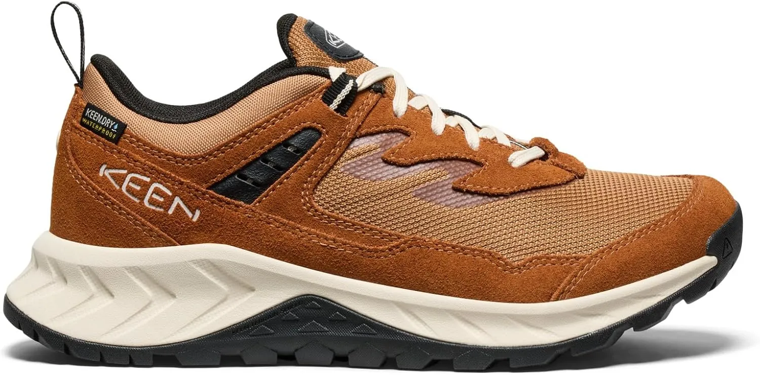 KEEN Women's Hightrail Low Height Durable Lightweight Breathable Leather Waterproof Hiking Shoes