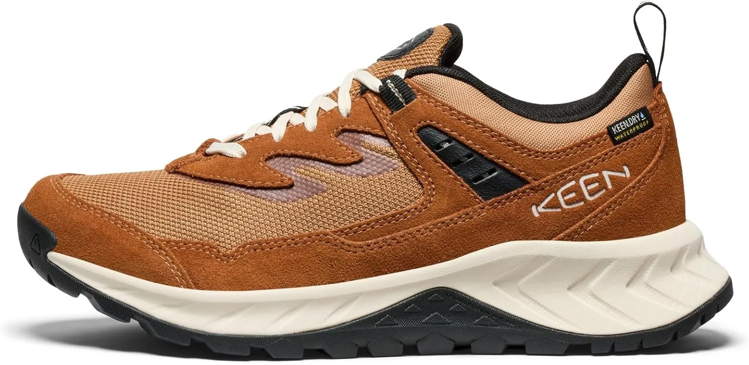 KEEN Women's Hightrail Low Height Durable Lightweight Breathable Leather Waterproof Hiking Shoes
