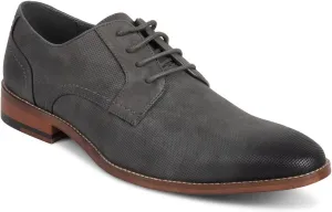 Kenneth Cole Men's Single Monk Strap Loafer Unlisted Dress Shoes Cheer Buck Classic Cap-Toe Lace-Up Memory Foam Insole