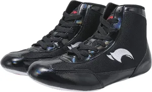 Kids Boys Girls High Top Boxing Shoes Wrestling Training Wrestling Shoes Long Boots Competition Training House