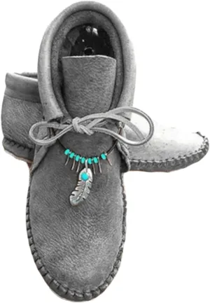 Ladmiple Boots For Women Ankle Booties Flat Cowgirl Cowboy Western Short Boots Fashion Casual High Top Walking Shoes