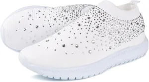 Ladmiple Gym Shoes For Women Workout Running Slip On Walking Shoes Non Slip Breathable Casual Athletic Tennis Sneakers