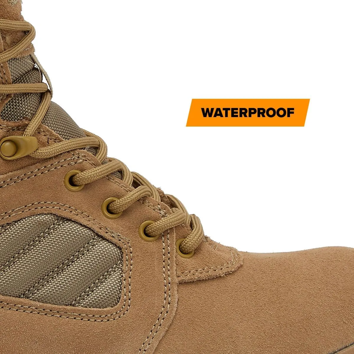 MAGNUM - Men's Waterproof Tactical Boots, Mens Military Hiking Boots, Breathable Light Weight Work Boots for Men