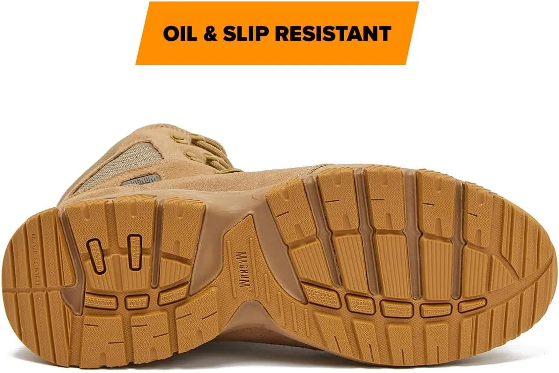 MAGNUM - Men's Waterproof Tactical Boots, Mens Military Hiking Boots, Breathable Light Weight Work Boots for Men