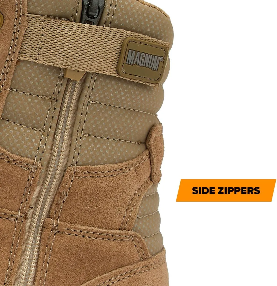 MAGNUM - Men's Waterproof Tactical Boots, Mens Military Hiking Boots, Breathable Light Weight Work Boots for Men