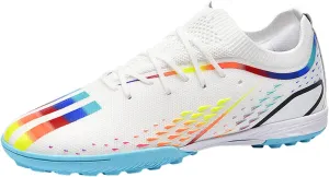 MDPCX Men's and Women's Football Shoes Non-Slip Shoes Professional high-top Breathable Non-Slip Sports Football Shoes Outdoor Indoor TF/AG