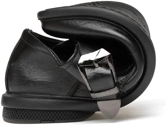 Men Pointed Black Brown Dress Business Suit Casual Shoes Monk Strap Loafers Party Wedding Dress Homecoming Footwear