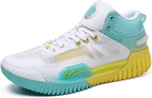 Men Shoes Men Casual Shoes Walking Shoes Men's Sports Shoes Basketball Shoes Casual Shoes Sneakers Shoes Men Work Cross Shoes (6.5,White Green)