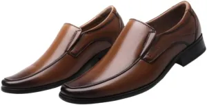 Men Slip on Men's Dress Oxfords Fashion Business Dress Men's Shoes Classic Leather Shoes Office Formal Oxfords Men's Loafers