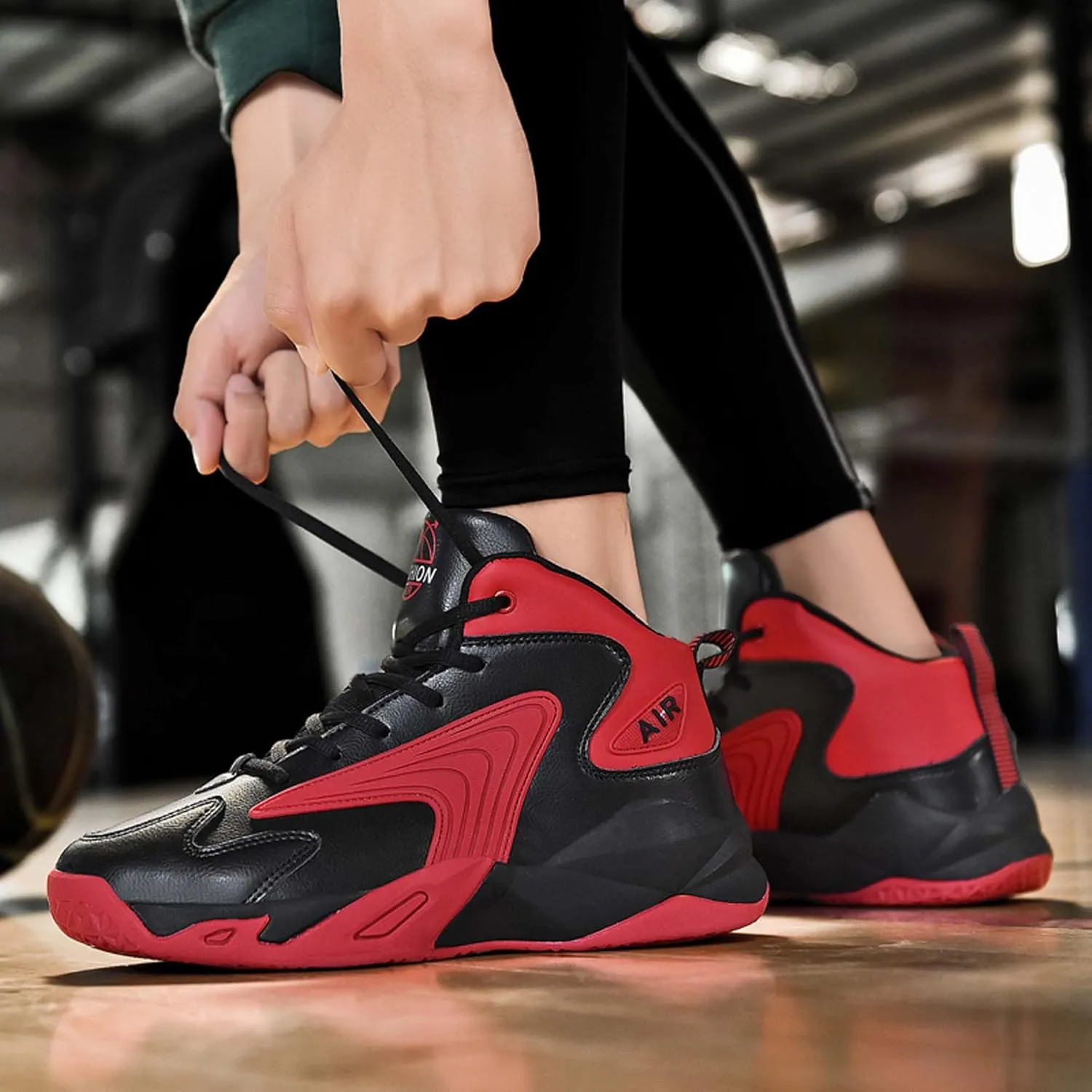 Men's Basketball Shoes Breathable Non-Slip Sneakers Fashionable Sports