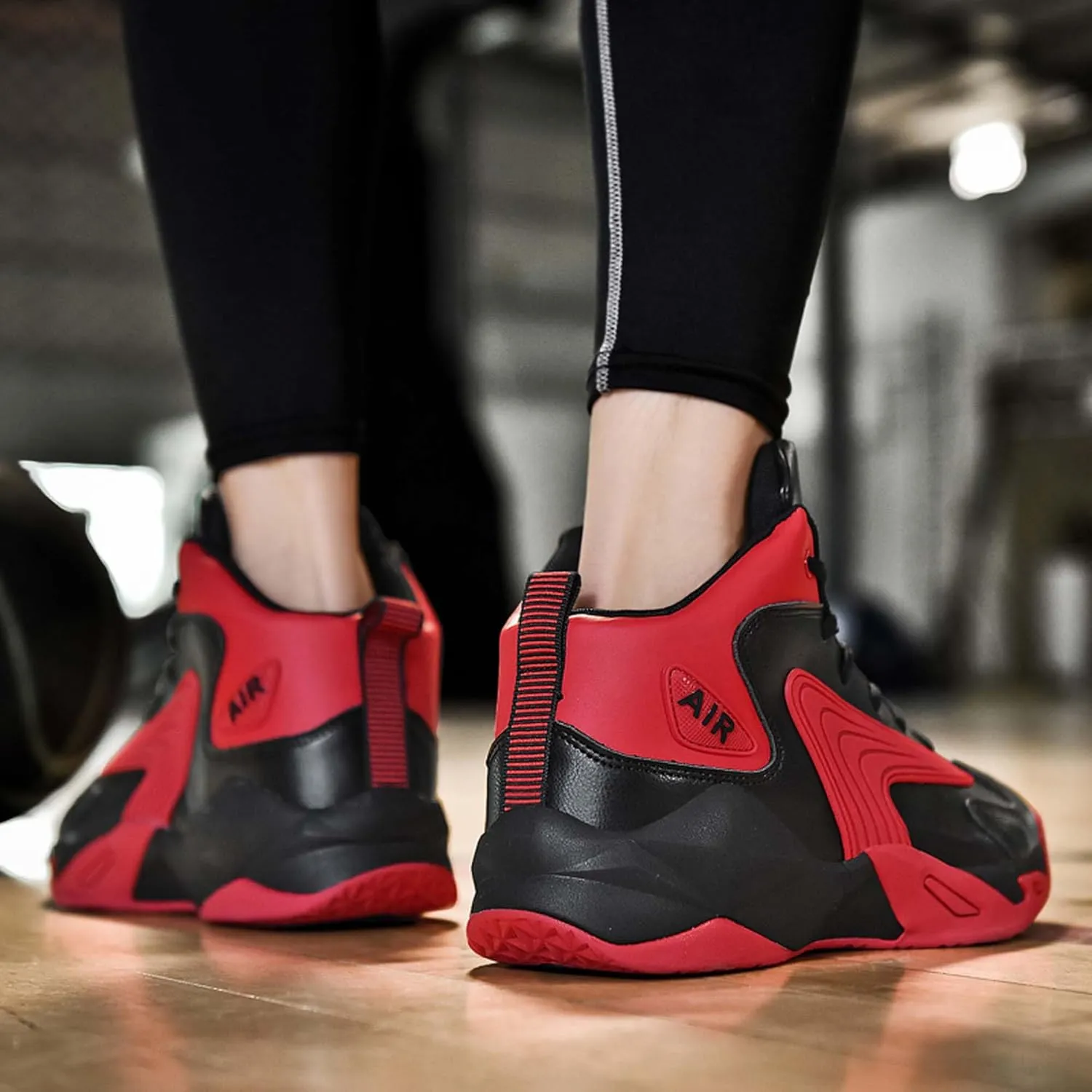 Men's Basketball Shoes Breathable Non-Slip Sneakers Fashionable Sports