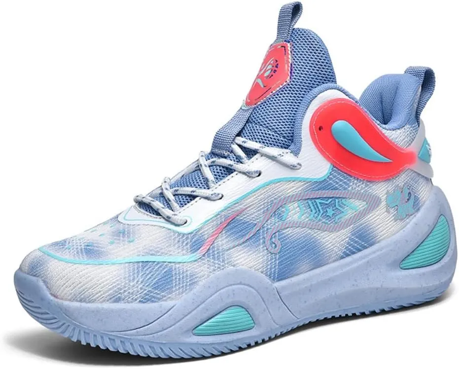 Men's Basketball Shoes Breathable Non-Slip Sneakers Fashionable Sports