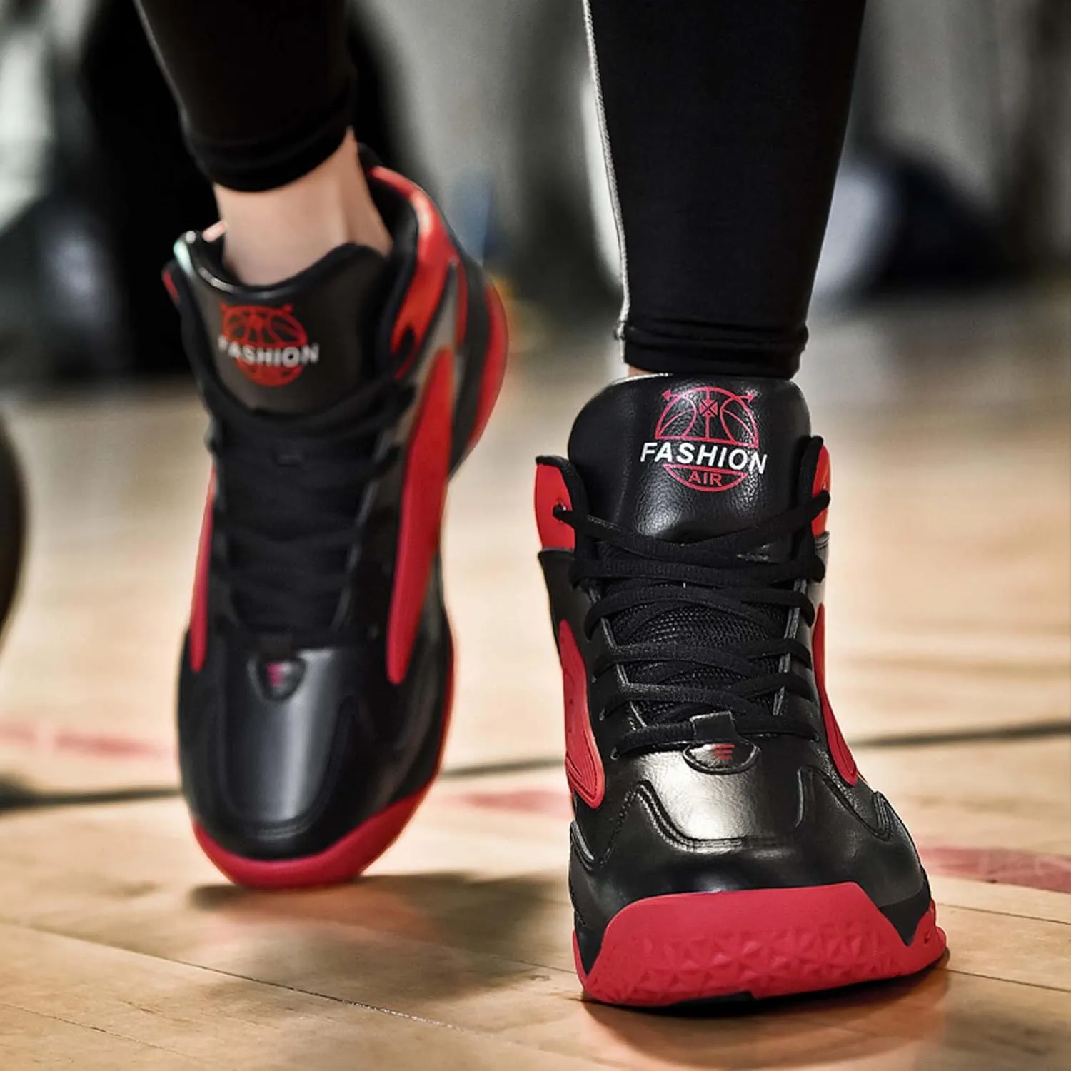 Men's Basketball Shoes Breathable Non-Slip Sneakers Fashionable Sports
