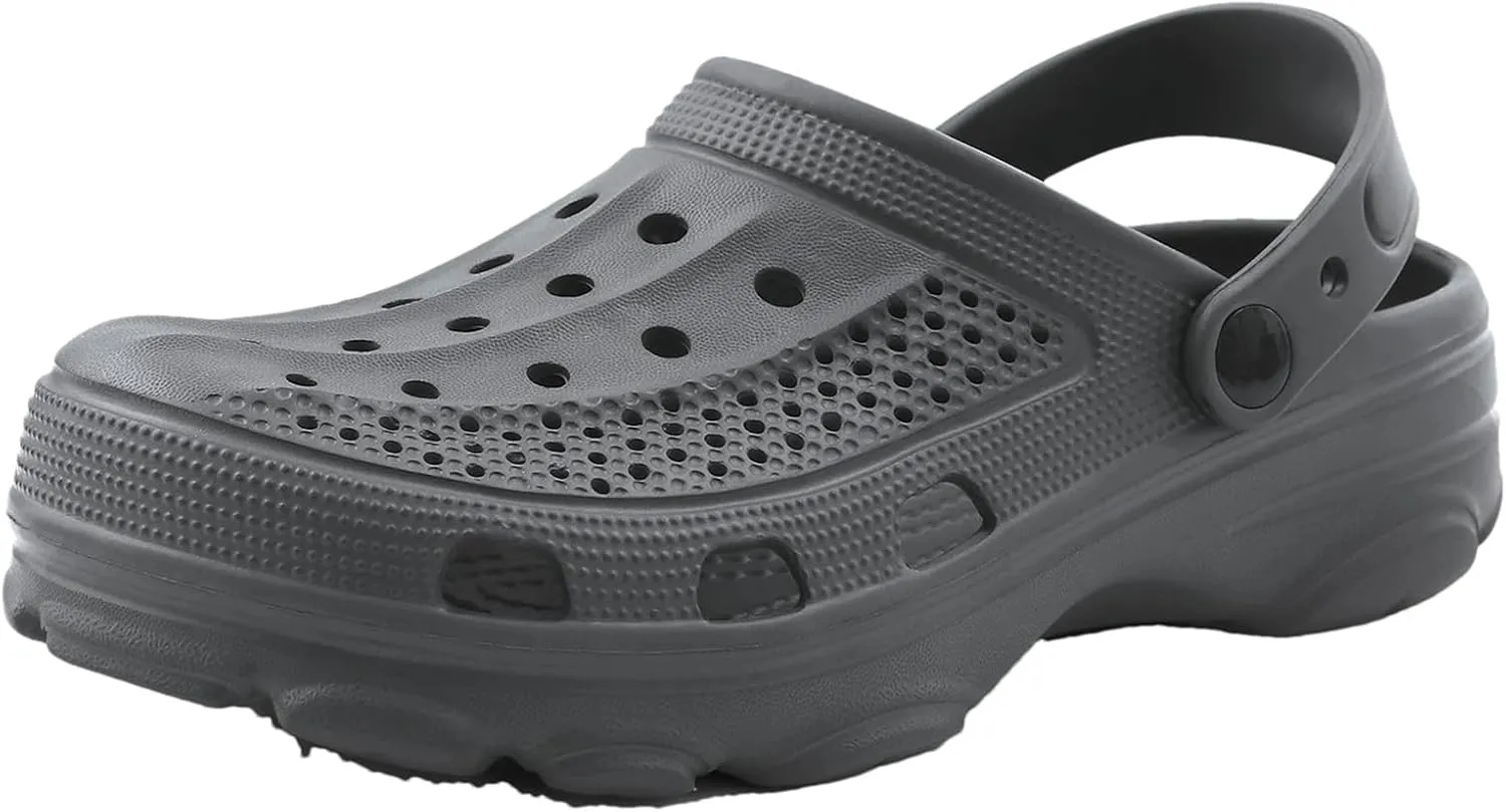 Men's Breathable Clogs, Non-Slip Fishing Beach Shoes