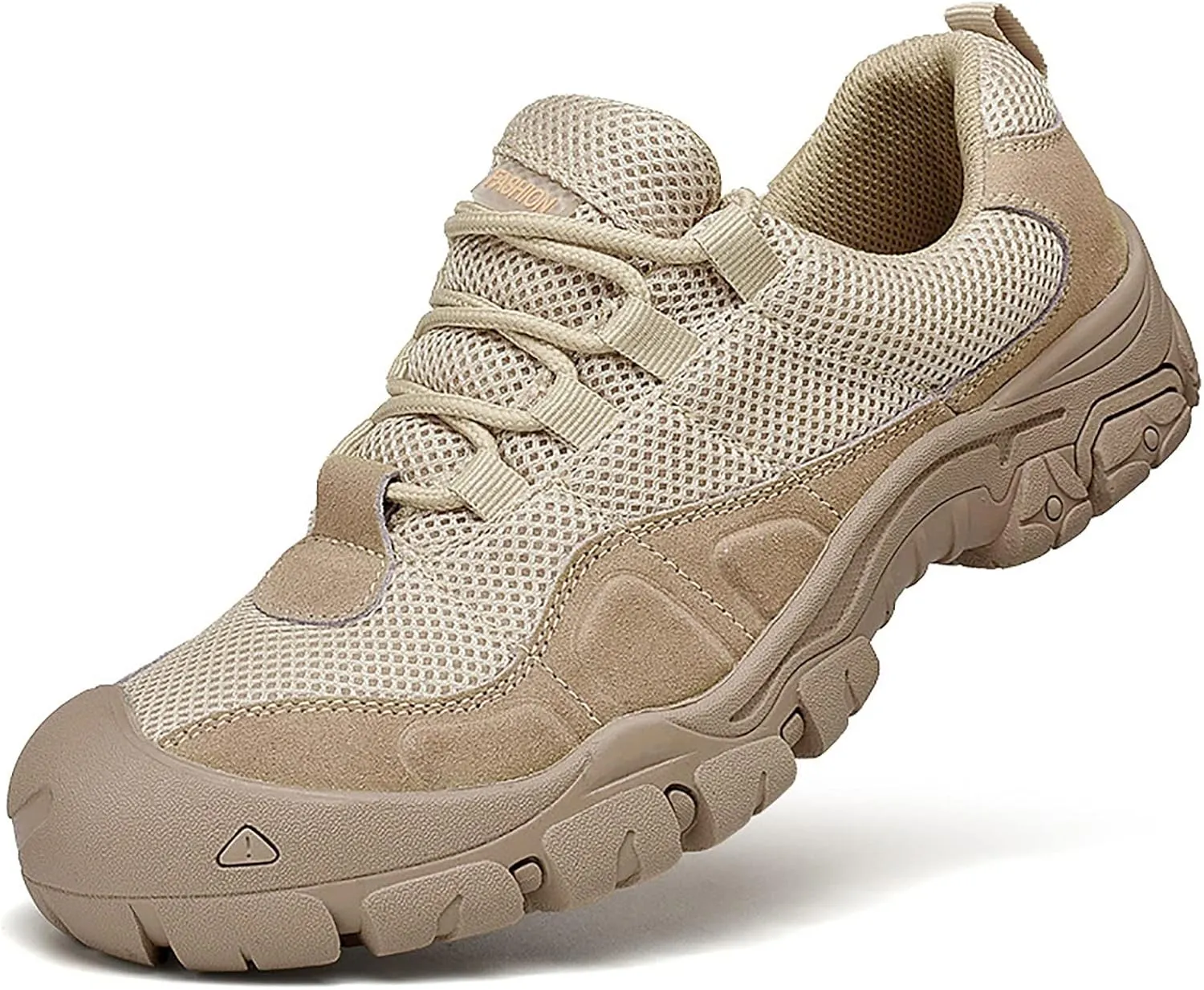 Men's Breathable Military Boots, Spring and Autumn Men's Outdoor Casual Wear-resistant Outsole Hiking Shoes, for Military Desert Waterproof Tactical Boots