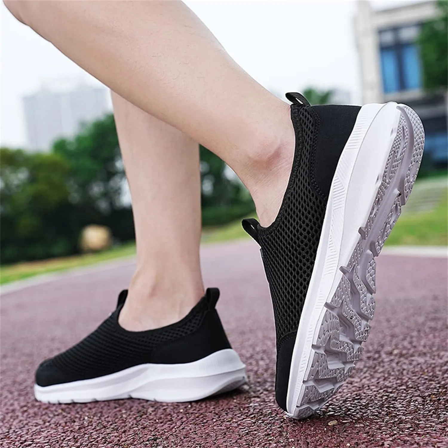 Mens Casual Athletic Shoes Fashion Summer Men Breathable Mesh Shallow Lace Up Casual Shoes Tennis Workout Gym Sports Shoes