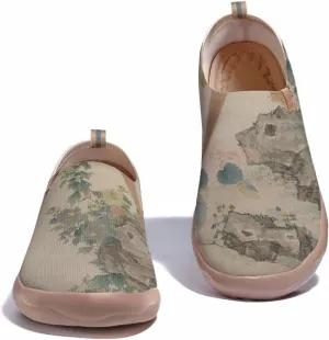 Men's Casual Slip Ons Loafers Art Painted Walking Shoes Lightweight Comfort Travel Sneakers