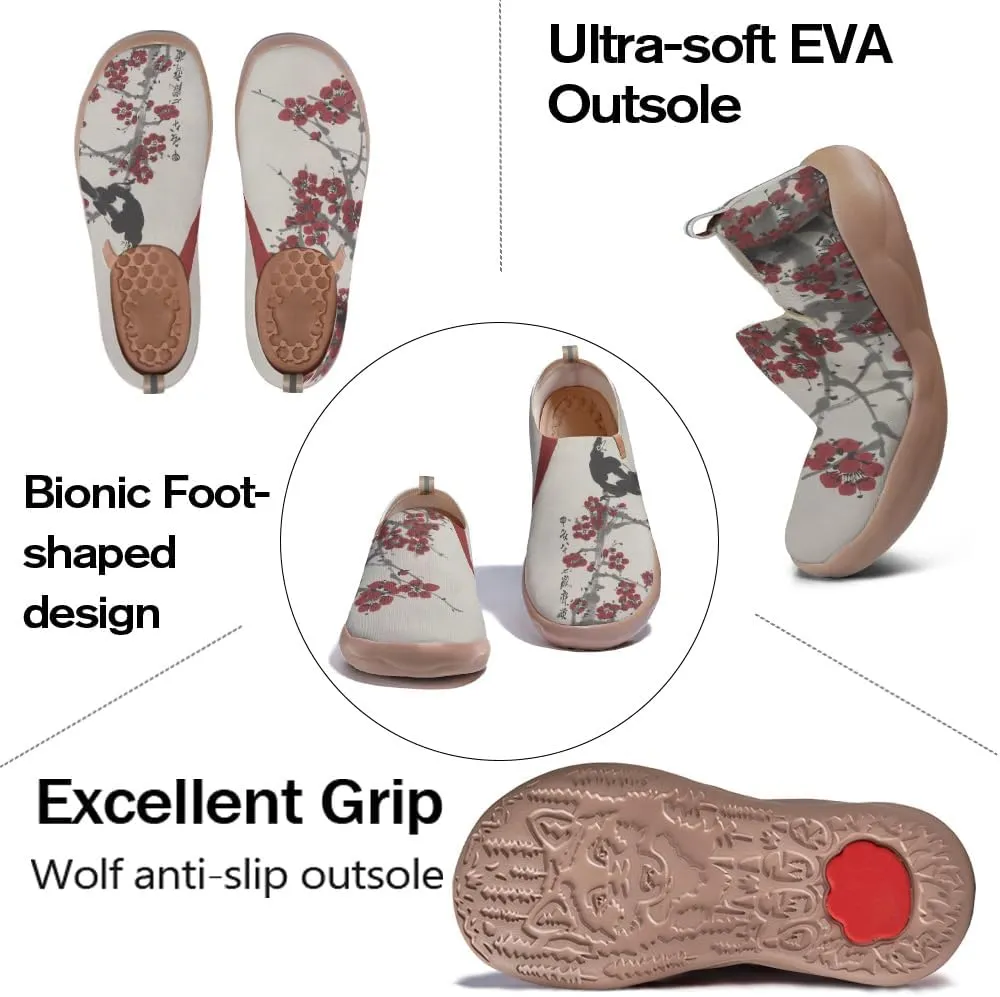 Men's Casual Slip Ons Loafers Art Painted Walking Shoes Lightweight Comfort Travel Sneakers