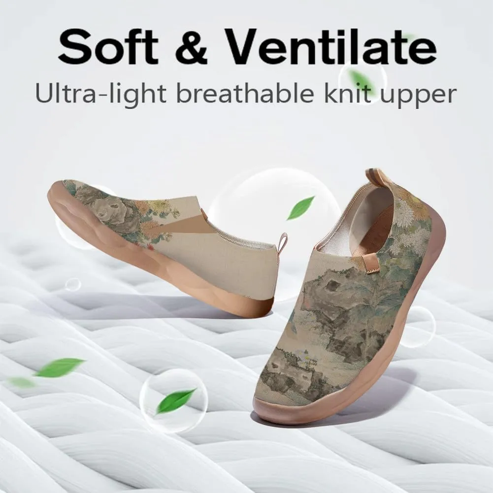 Men's Casual Slip Ons Loafers Art Painted Walking Shoes Lightweight Comfort Travel Sneakers