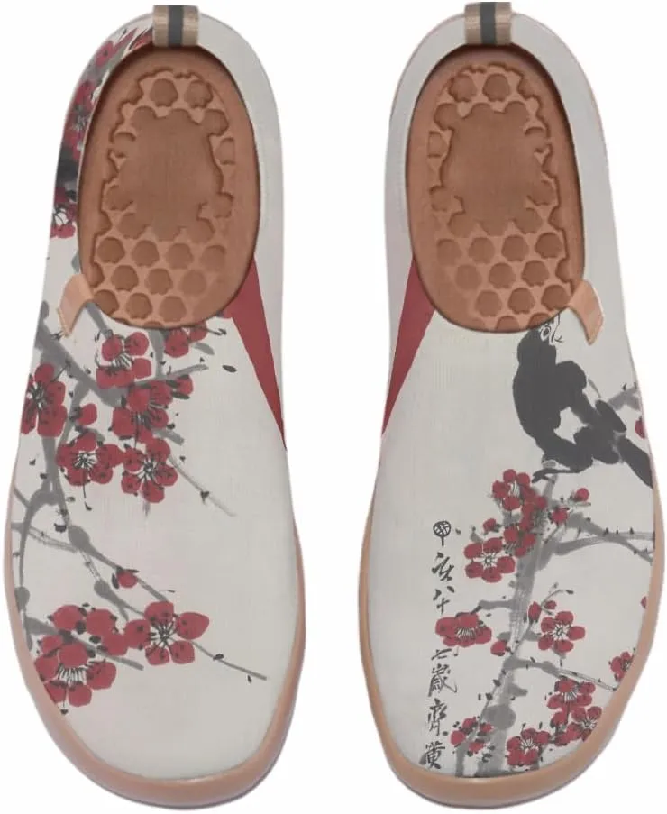 Men's Casual Slip Ons Loafers Art Painted Walking Shoes Lightweight Comfort Travel Sneakers