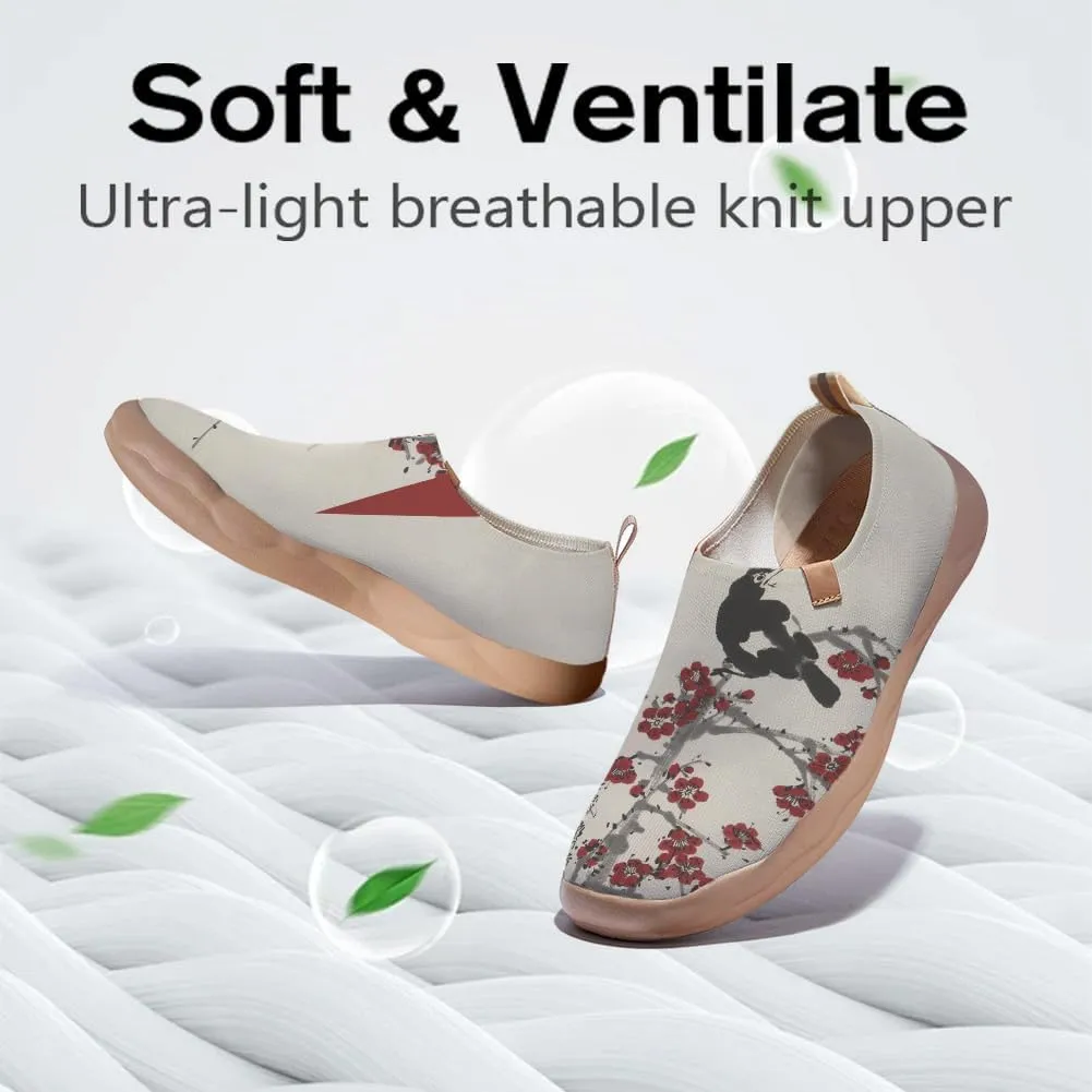 Men's Casual Slip Ons Loafers Art Painted Walking Shoes Lightweight Comfort Travel Sneakers