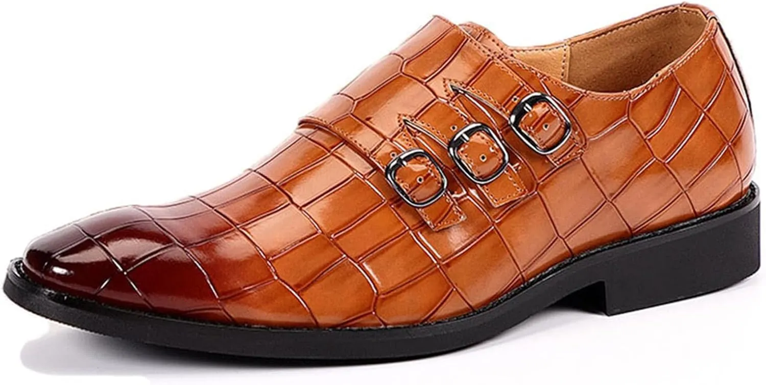 Men's Comfort Dress Shoes Fashion Classic Round-Toe Lace Up Low Top Leather Dress Shoes Men Loafers Flats Breathable Sport Outdoor Footwear