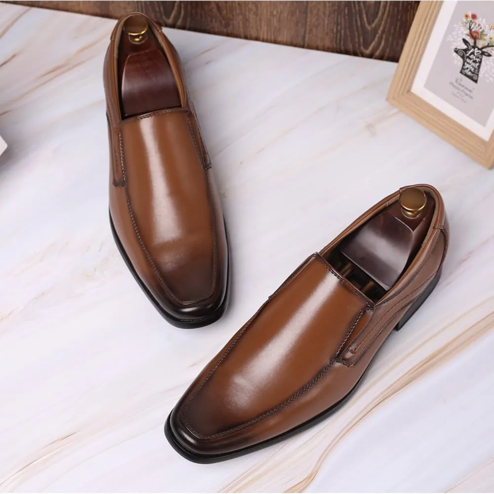 Men's Dress Loafers Slip-on Formal Shoes Party Wedding Shoes Mens Loafer