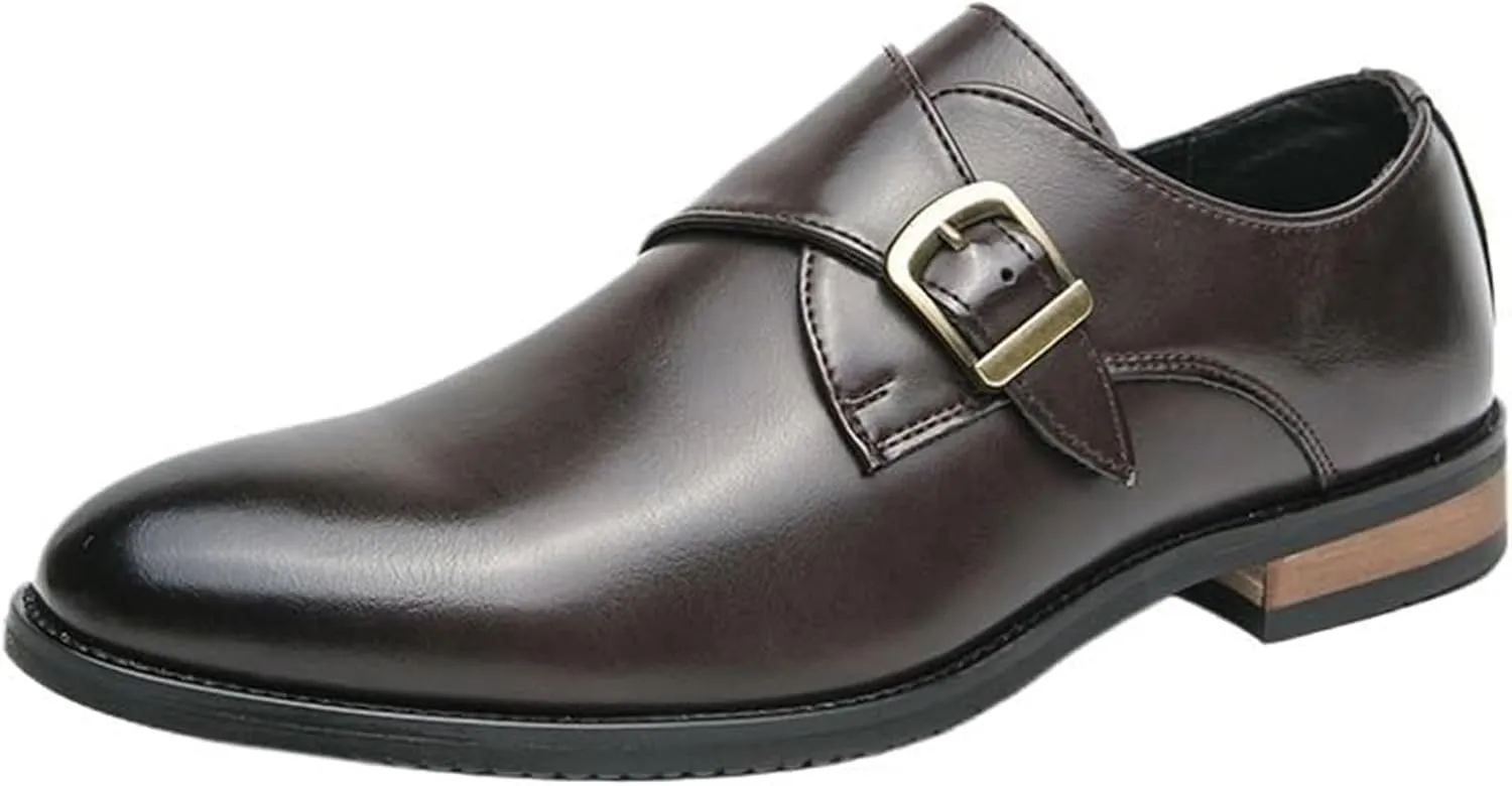 Men's Dress Shoes Oxfords Slip On Classic Modern Formal Leather Shoes Casual Loafers Business Shoes Office Prom Evening Wedding Shoes