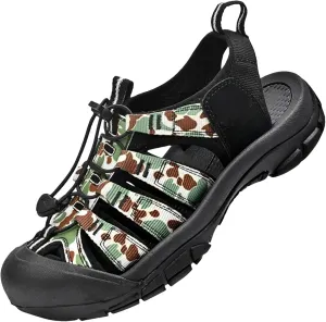 Men's Hiking Sandals - Leather Outdoor Shoes for Trekking and Fishing