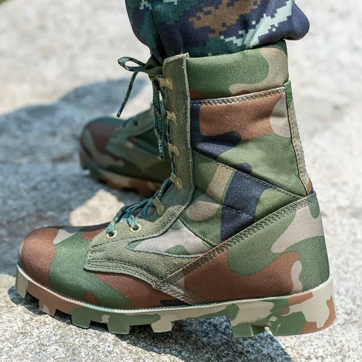 Men's Hiking Work Boots Tactical Boots, Waterproof Slip Resistant Hiking Shoes, Four Seasons Camp Outdoor Desert