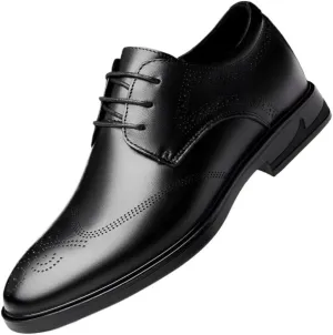Men??s Leather Monk Strap Loafers Dress Shoes Lace Up Business Formal Round Toe Wedding Classic Office Comfortable Oxford