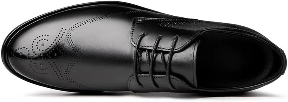 Men??s Leather Monk Strap Loafers Dress Shoes Lace Up Business Formal Round Toe Wedding Classic Office Comfortable Oxford
