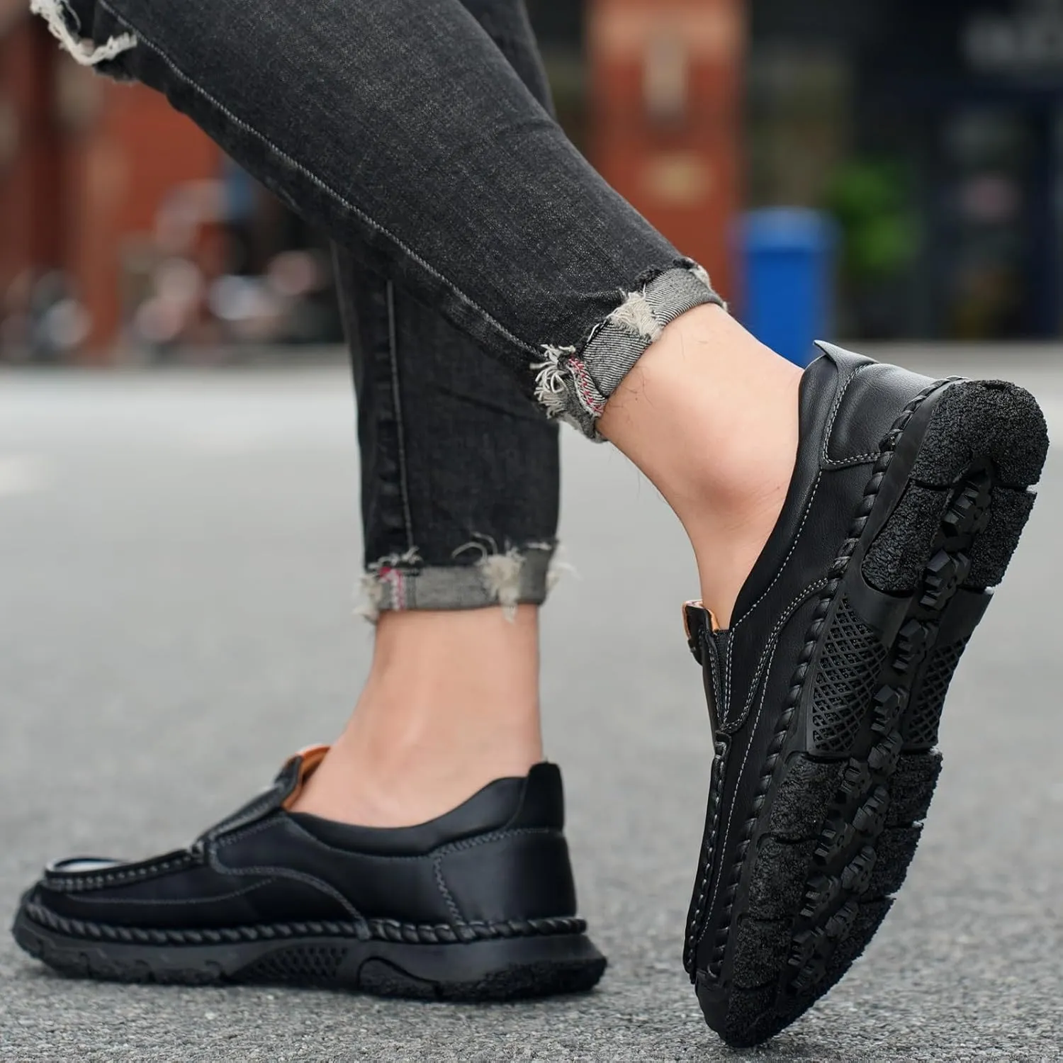 Men's Loafers Casual Slip On Shoes Soft Loafers Lightweight Driving Boat Shoes Comfortable Walking Loafers for Men