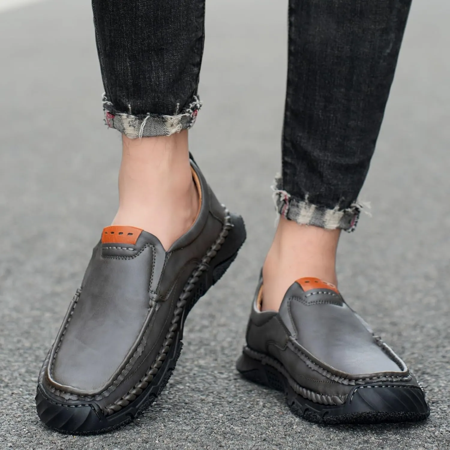 Men's Loafers Casual Slip On Shoes Soft Loafers Lightweight Driving Boat Shoes Comfortable Walking Loafers for Men