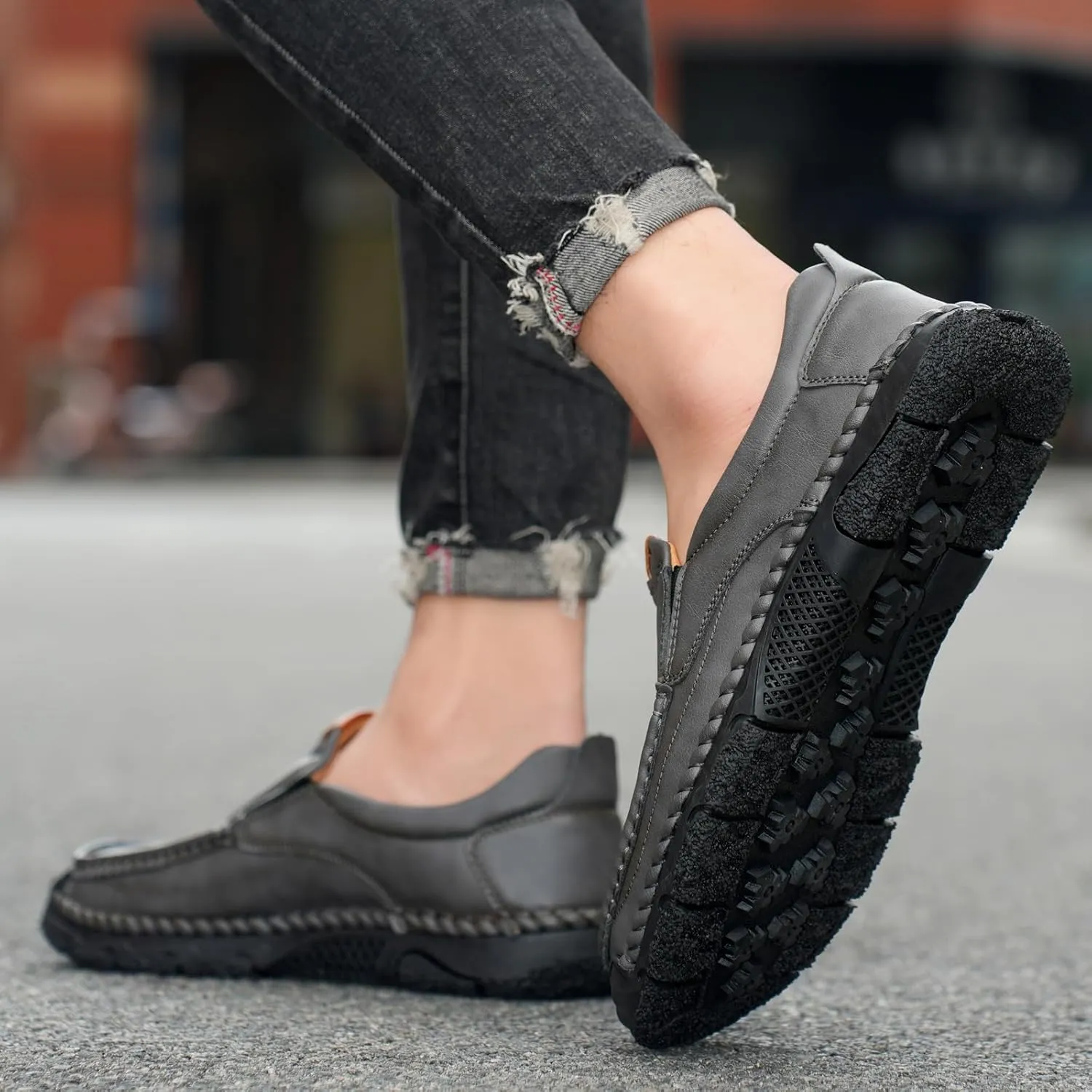 Men's Loafers Casual Slip On Shoes Soft Loafers Lightweight Driving Boat Shoes Comfortable Walking Loafers for Men
