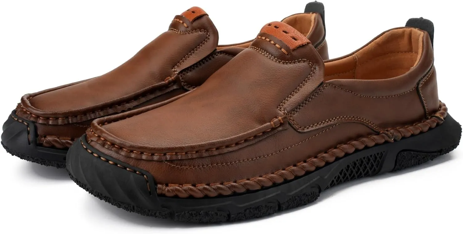 Men's Loafers Casual Slip On Shoes Soft Loafers Lightweight Driving Boat Shoes Comfortable Walking Loafers for Men